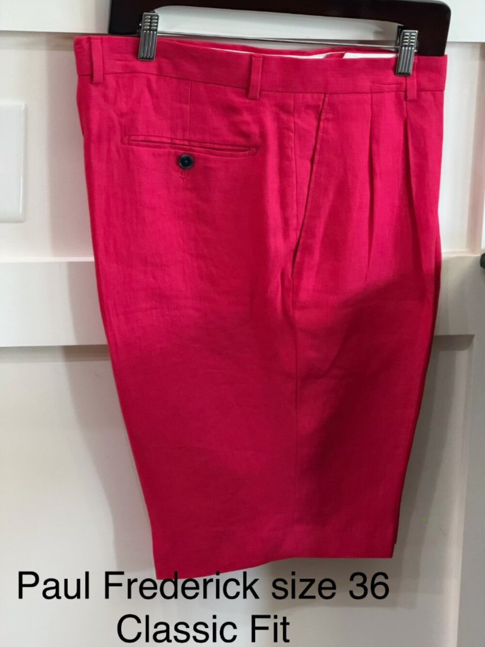Paul Fredrick Linen Shorts
